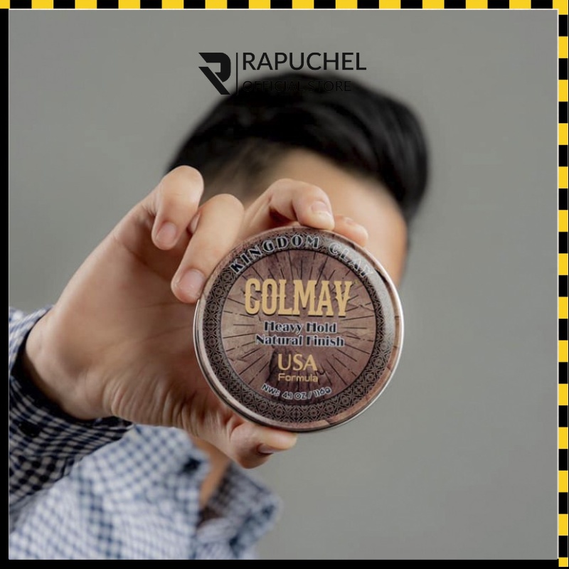 Sáp vuốt tóc nam Colmav Kingdom Clay giữ nếp siêu cao cấp Rapuchel Store C01