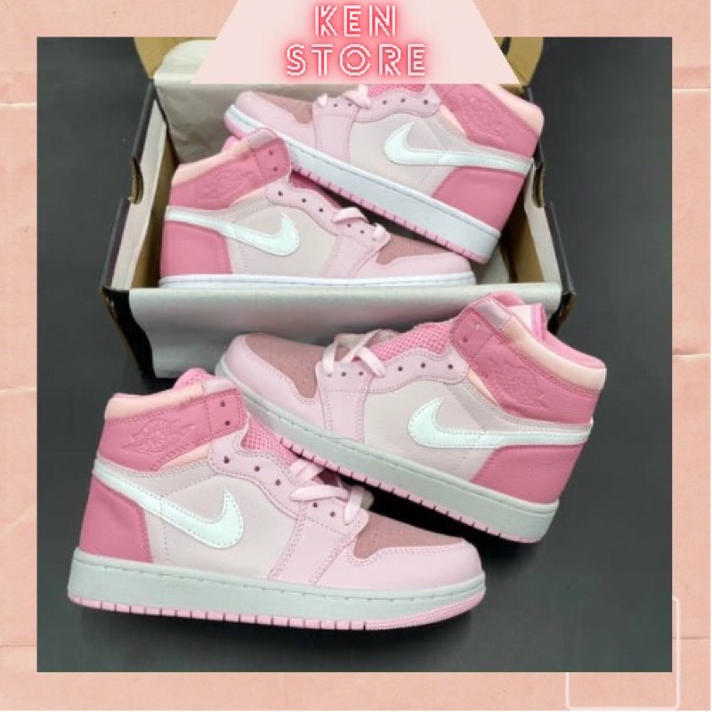 (ẢNH THẬT 1.1) Jordan Low High Hồng Full Cổ Cao Dành cho nữ