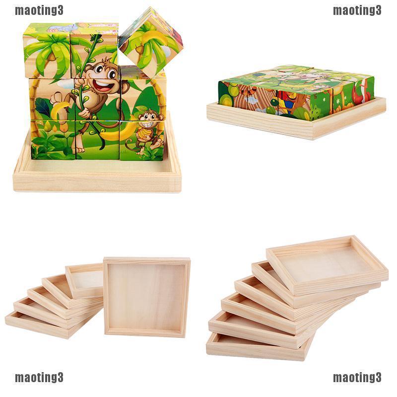 Đồ chơi khay gỗ xếp hình 6 mặt