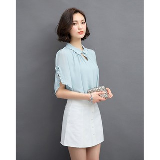 Áo Chiffon Tay Xẻ - - [Free Ship Đơn Hàng 50k]