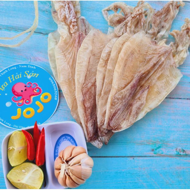 500Gr Mực Khô Loại 1 (size 45 - 50 con 1kg) - Đặc Sản Thịnh Long JoJo Seafood