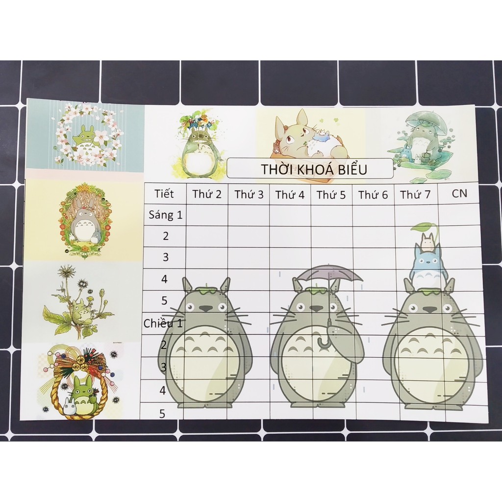 Thời Khoá Biểu totoro TKB9 A5