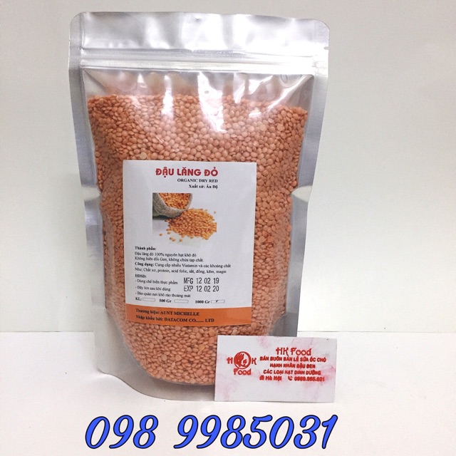 Đậu Lăng đỏ Ấn Độ 1kg