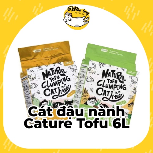 Cát đậu nành cho mèo Cature Tofu