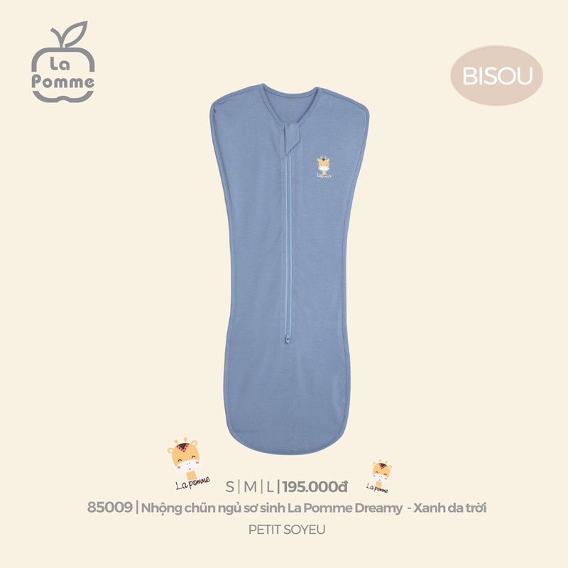 La Pomme Nhộng chũn ngủ sơ sinh cho bé dreamy AW2022