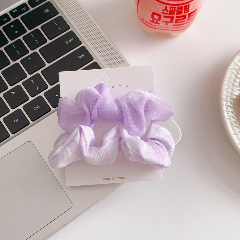 Dây buộc tóc loại nhỏ hoạ tiết xinh xắn cho nữ