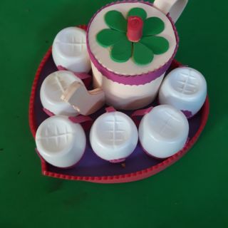 Bộ ấm chén đồ dùng mầm non chủ đề gia đình