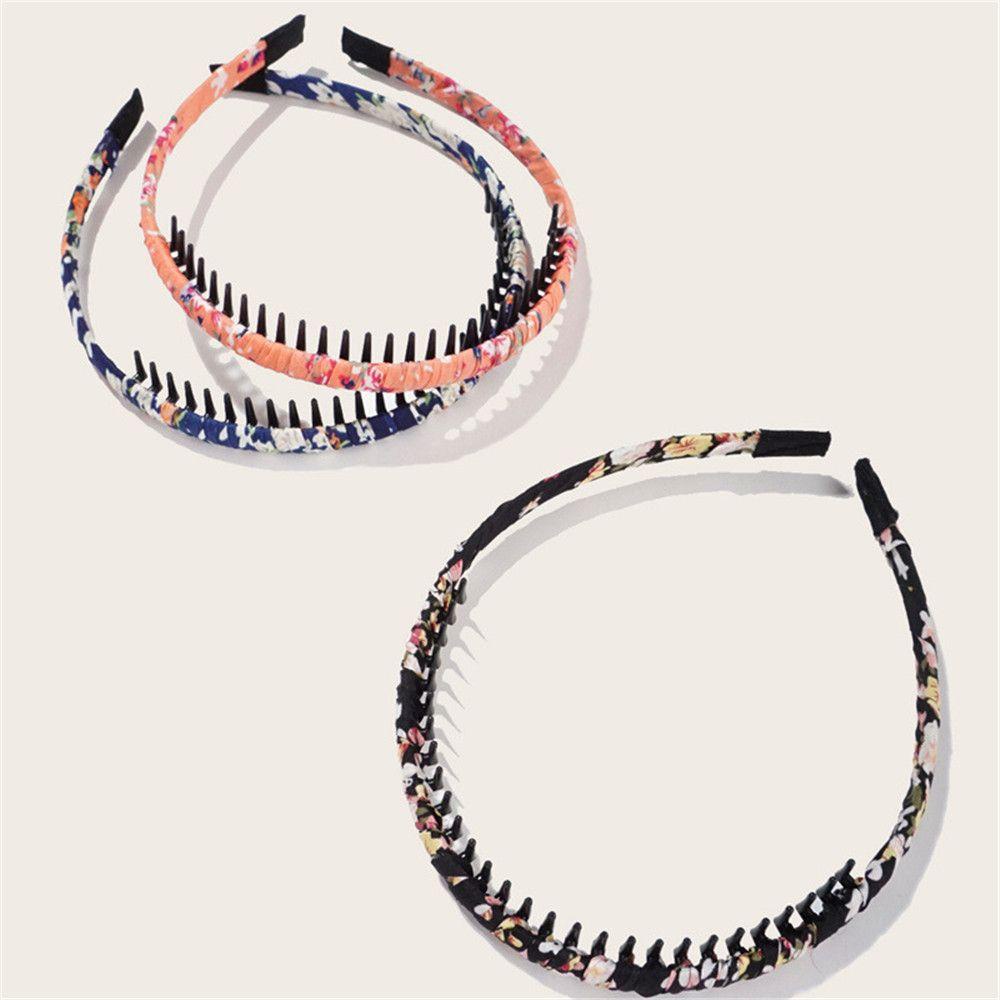 Lược Cài Tóc Chống Trượt Có Răng Thời Trang