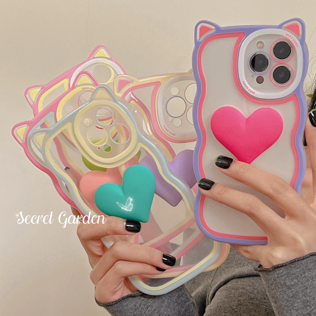 Ốp Điện Thoại tpu Họa Tiết Hello Kitty Cho iphone 13 pro max ins12 pro max x/xs max11 pro max xsmax 7plus