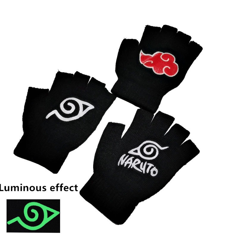 Găng Tay Dệt Kim Hóa Trang Nhân Vật Uchiha Konoha Trong Naruto