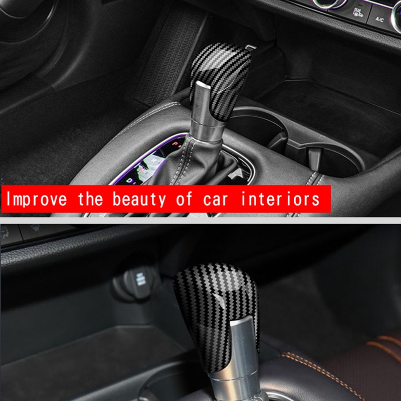 Viền Bọc Cần Gạt Số Bằng Sợi Carbon Trang Trí Cho Xe Hơi 2022 Honda ZRV ZR-V Civic HRV HR-V Us. Bảng Phấn Mắt Phiên Bản Giới Trẻ