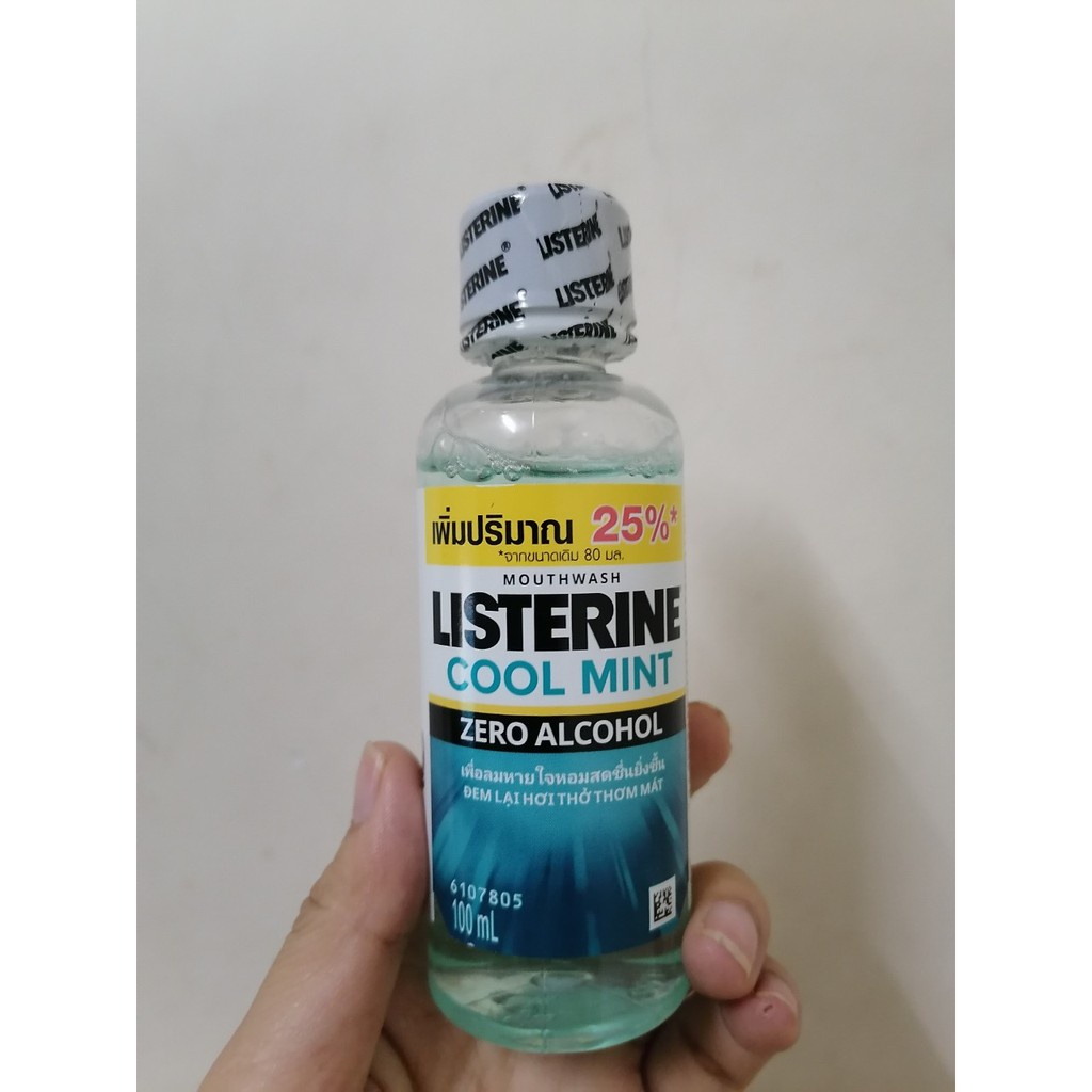 Nước súc miệng Listerine Cool Mint 80ml VÀ 100ML