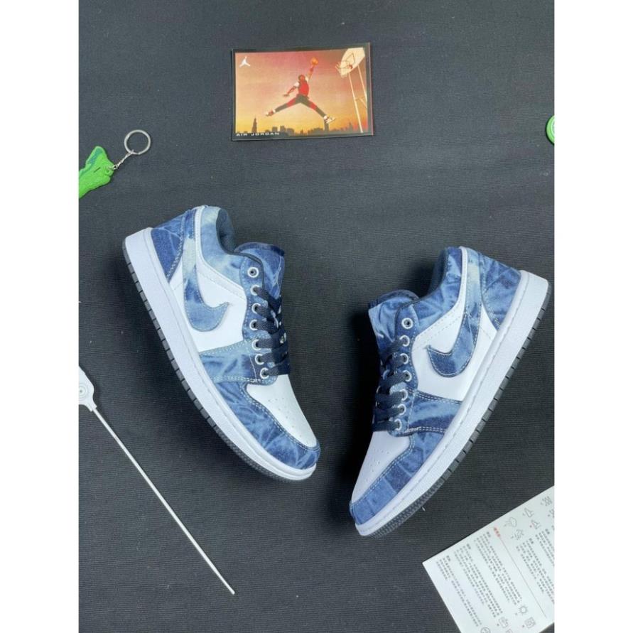 Hàng sẵn kho-Giày Sneaker Jordan Low Vải Bò Cao Cấp 1.1 Trung Full Box | BigBuy360 - bigbuy360.vn