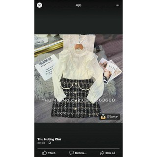 Áo babbydoll kiểu viền siêu hót