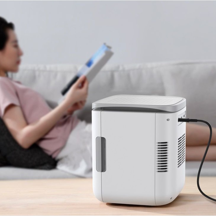 Tủ Lạnh Mini Baseus 6L Igloo Cho Sinh Viên Làm Mát/Nóng sử dụng Gia Đình Tiết kiệm điện năng