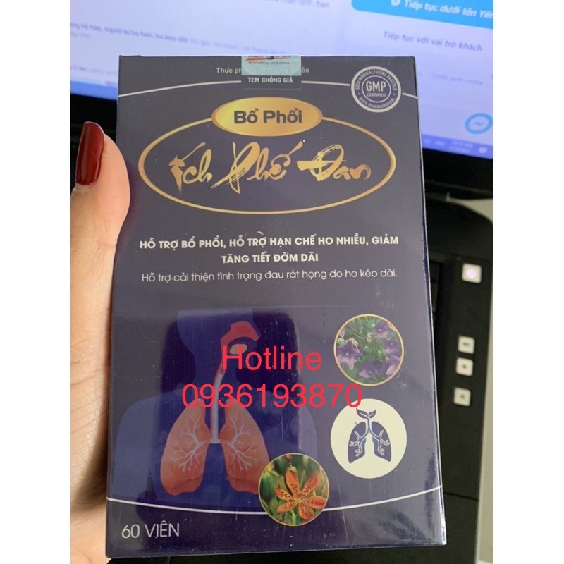 [Mã 66FMCGSALE hoàn 8% xu đơn 500K] BỔ PHỔI ÍCH PHẾ ĐAN - Chính Hãng | BigBuy360 - bigbuy360.vn