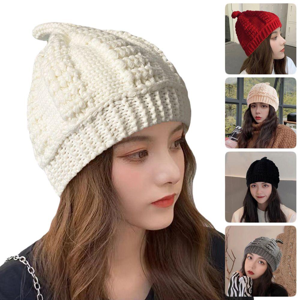 Mũ Beanie Dệt Kim Giản Dị Hàng Mới Dành Cho Nam Và Nữ