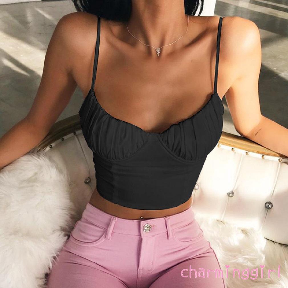 Áo lửng hai dây gợi cảm cho nữ