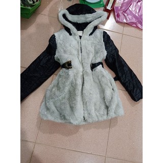 Combo áo khoác lông nhân tạo
