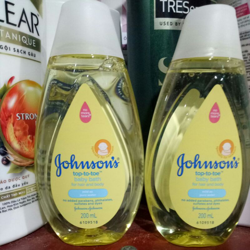 Sữa Tắm Gội Em Bé Johnson’s Baby Top to Toe (200ml)