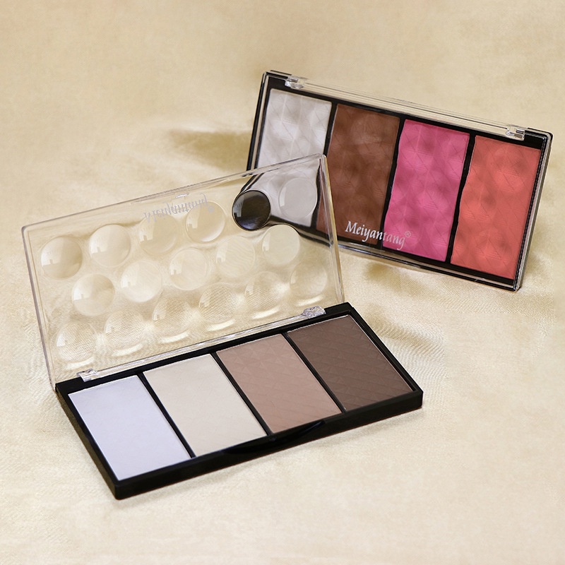 [Hàng mới về] Phấn má hồng tạo khối mũi MYG bốn màu độ bóng cao điều chỉnh mặt chữ V cho người mới bắt đầu