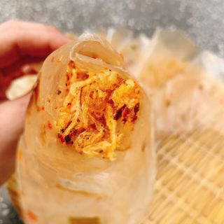 Bánh tráng Bơ tép sấy