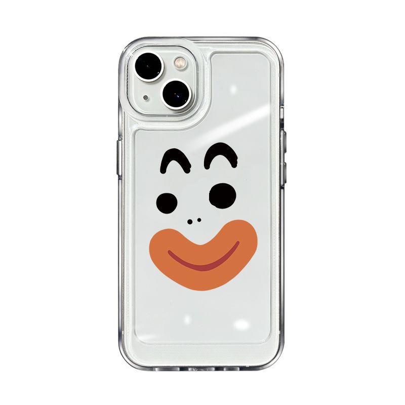 Ốp Điện Thoại TPU Dẻo Họa Tiết Hoạt Hình Cảm Xúc Dễ Thương Cho IPhone 14 Pro Max 13 12 11 X XR XS 8 7 Plus 6 6S