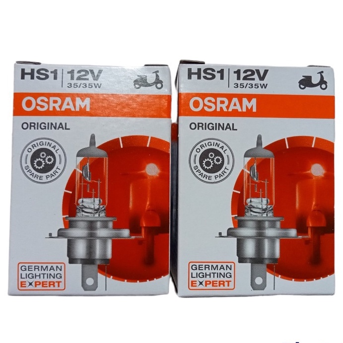 Bóng pha OSRAM 12V / 35W bóng 3 chân HS1 lắp cho WAVE RS ,RSX AIRBLADE ,LEAD