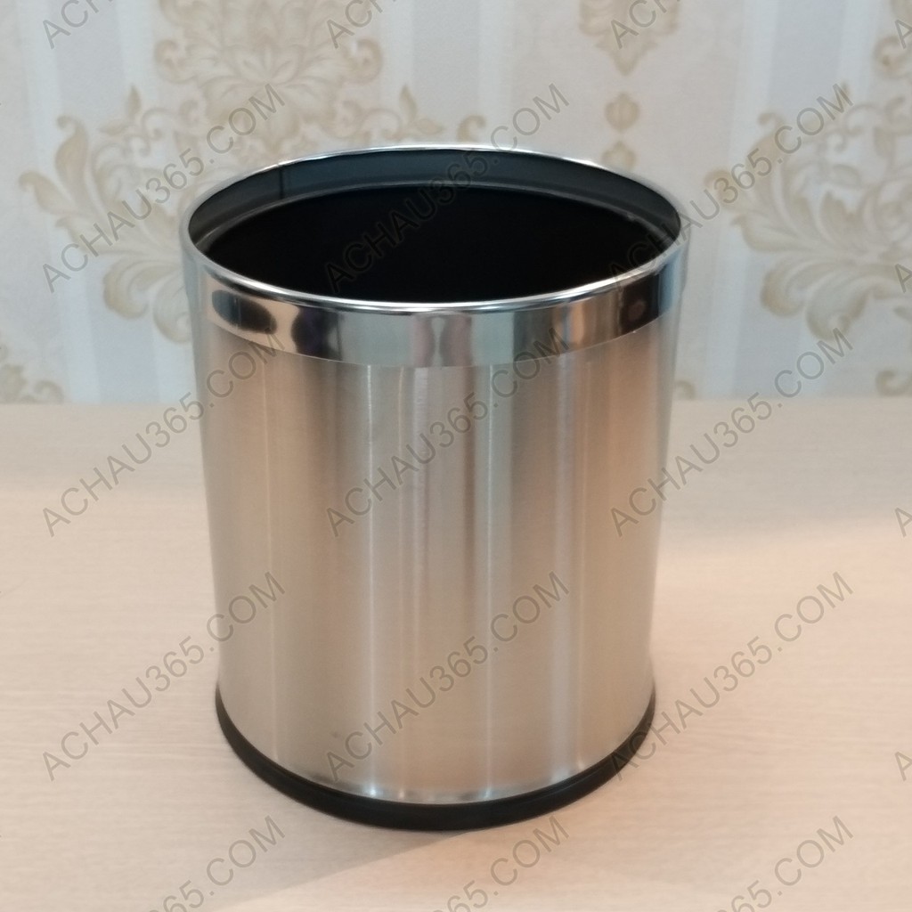 Thùng rác inox đặt phòng 2 lớp