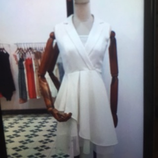 Đầm cổ vest NYM