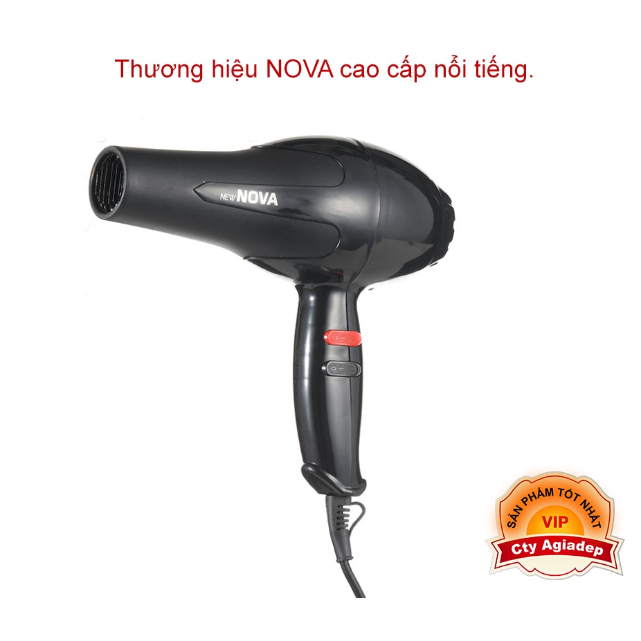Máy sấy tóc xịn 4 chế độ thổi nóng lạnh NOVA NV6130