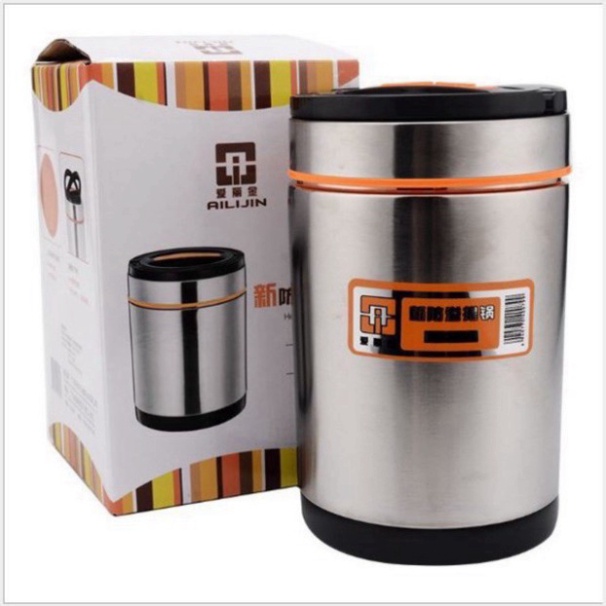 CaMen Hộp Cơm Giữ nhiệt Inox 304 3 ngăn 2 Lớp Giữ Nhiệt Trên 6H