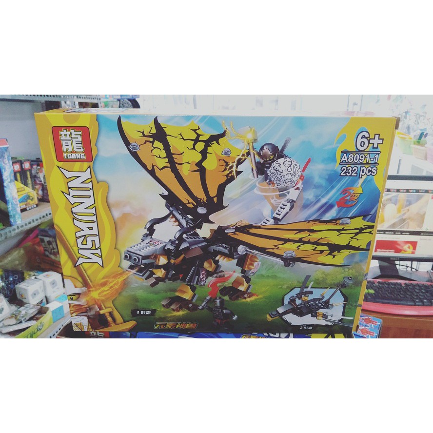 Bộ Ninjago_Lego Ninja Xếp Hình Rồng Chiến Đấu Thế Hệ Mới (220 - 230 mảnh)-Legoxanh