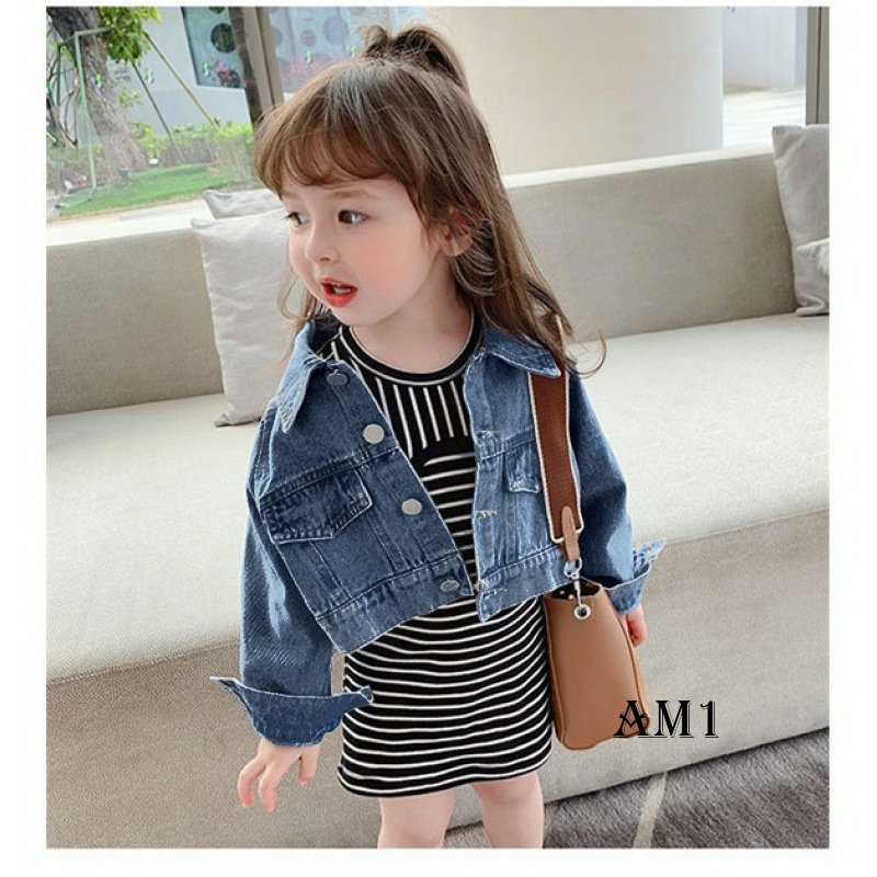 Áo khoác trẻ em Áo bò croptop bé gái Áo khoác bé trai TB116 TN117