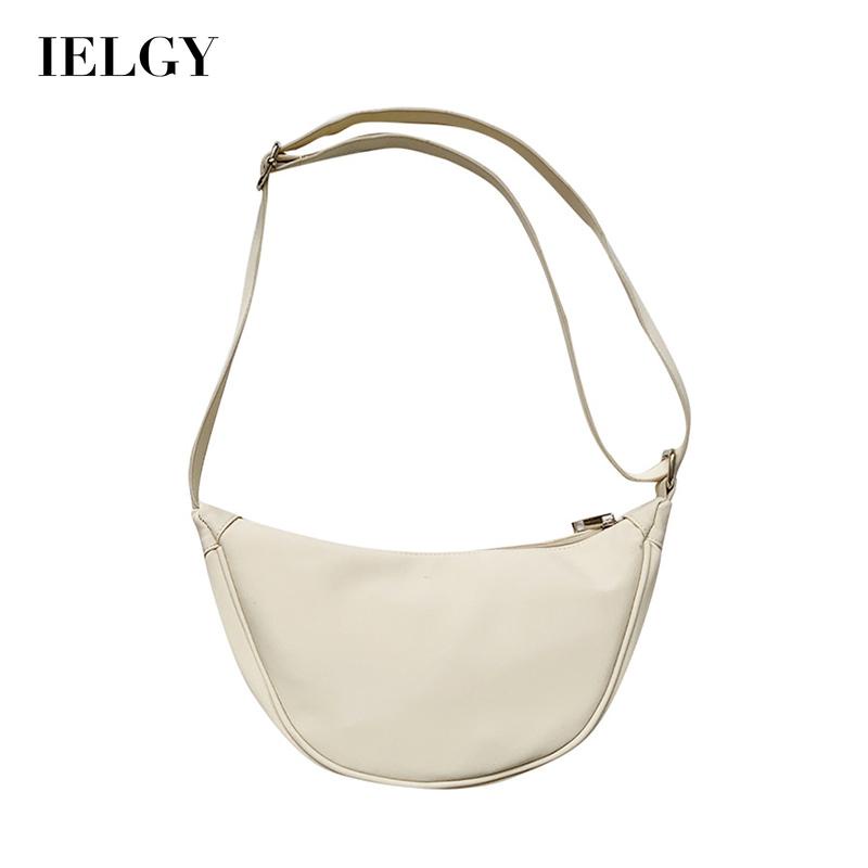 Túi đeo vai IELGY vải canvas hình bánh bao phong cách Nhật Bản thời trang cho nữ