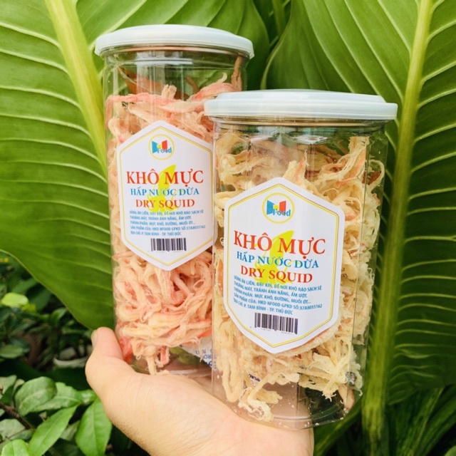[ HCM ] Mực Hấp Nước Cốt Dừa Lon Pet 250gram