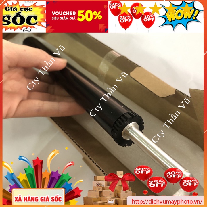 Trục lô ép sấy canon 3300 hp 1320 hp 1160 - Rulo ép LOẠI TỐT - lô ép 49A - Rulo sấy 49A mới 100% hàn