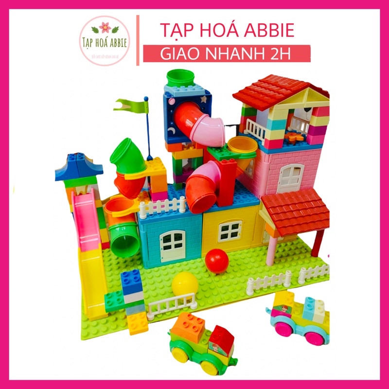 Đồ chơi lắp ráp tương thích size Lego Duplo cho bé sáng tạo phát triển trí tuệ