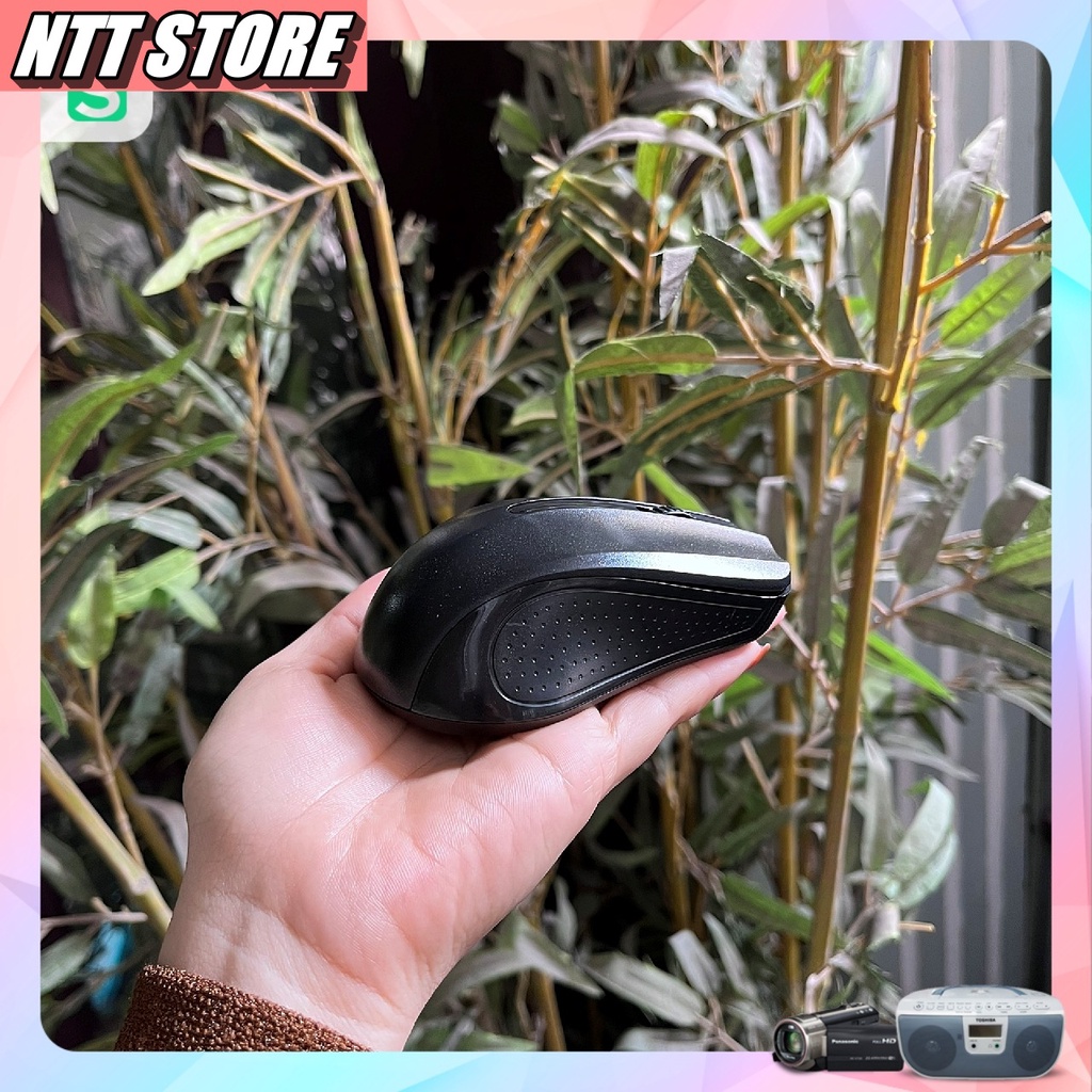 Bộ phím chuột TJ808 không dây kết nối USB 2.4GHZ, Tặng Kèm Pin Bảo hành 6 Tháng - NTT Store