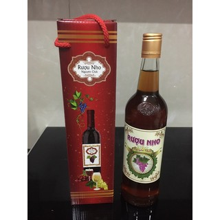 nước ép nho lên men nguyên chất 100%