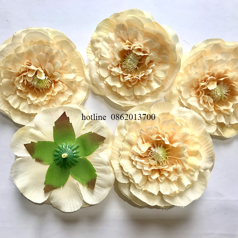 Đầu Bông Hoa Mẫu Đơn Trà Tràm Cao Cấp Trang Trí Giỏ Quà, Decor chụp ảnh
