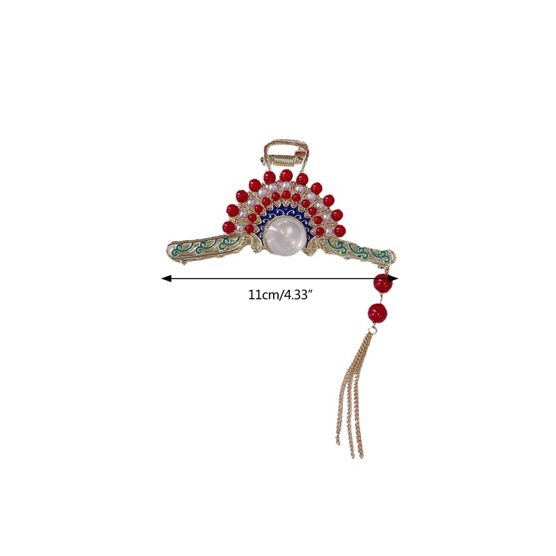 Kẹp Tóc Càng Cua Dày Chống Trượt Phong Cách Trung Hoa