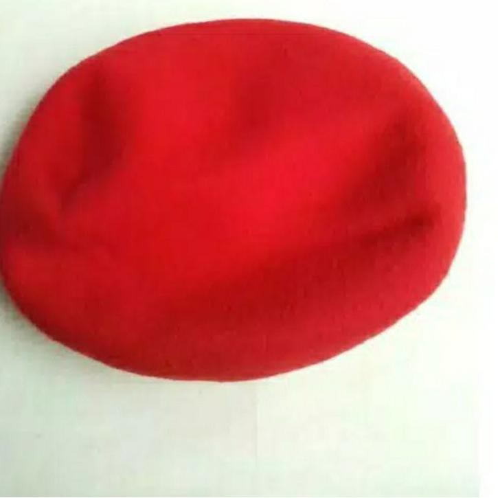Mũ Nồi Beret Màu Đỏ Thời Trang Agl-1272