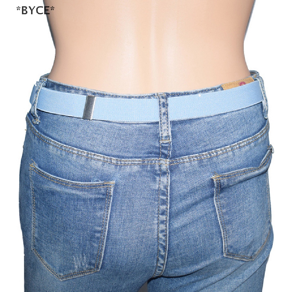 Thắt Lưng Unisex Không Khóa Co Giãn Vô Hình Cho Quần Jean
