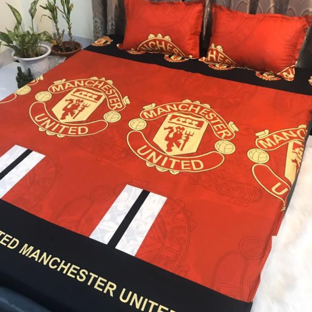 Bộ Ga Gối 3 Món Cotton Poly - Manchester 2020 ( Ưu Đãi Quà Tặng )