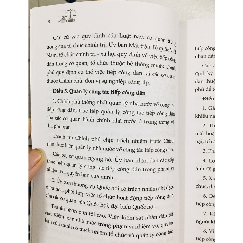 Sách : Luật tiếp công dân và văn bản hướng dẫn thi hành