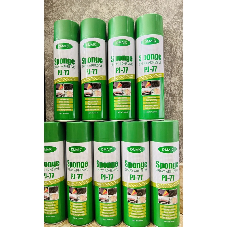 Keo xịt PJ77 dán decal, giấy dán tường, xốp dán tường,gỗ, sàn cao cấp