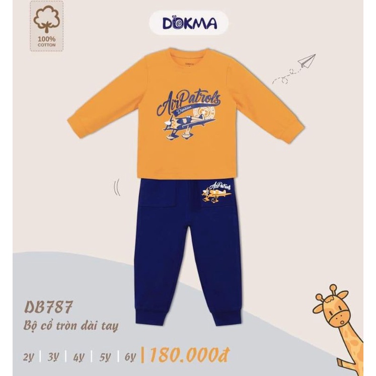 Bộ cổ tròn dài tay DB787