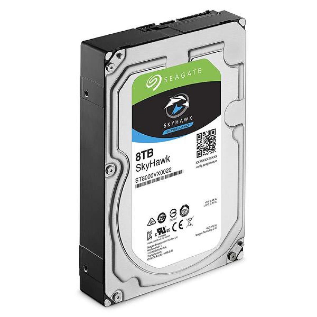 Ổ Cứng HDD Seagate SkyHawk Surveillance 8TB 7200RPM SATA3 6Gb/s 256MB Cache 3.5 inch Chính Hãng