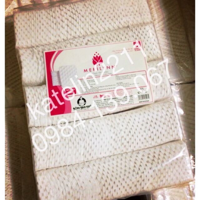 Bông Tẩy Trang Bạch Tuyết Hạt Massage Merilynn - 500g (0.5 kg) | BigBuy360 - bigbuy360.vn